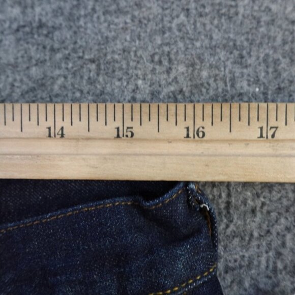 Gap Cone Oak Selvedge Jeans 32 x 33 Blue Slim Cotton Blend Straight Oldstock NEW - Picture 7 of 12